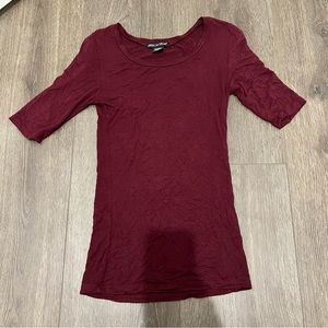 Maroon shirt